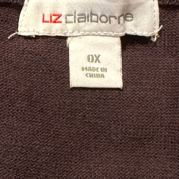 Liz Claiborne Crew Neck Pullover Sweater 0X - Picture 8 of 8